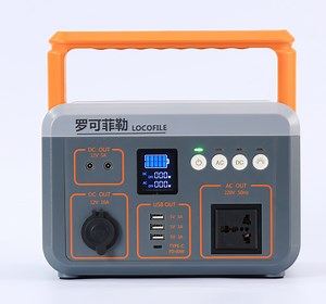 [Hot Item] 220V 500W Solar Panel Fast Charging Input Port Lithium Battery Supply Power Bank Portable Power Station