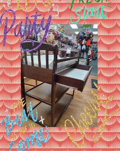 We have this awesome gently used wooden changing table complete with a changing pad, drawer and 2 shelves. Not a bad deal at just $60.00! Give us a call at 423-202-7272 for more information or to purchase 💳 by phone 📱! #GentlyUsed #shoplocal #ouac #buylocal #ouacjohnsoncity | Once Upon A Child - Johnson City, TN