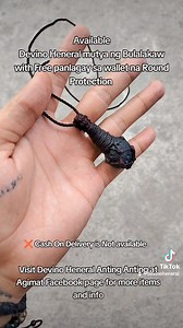 Available Devino Heneral Mutya ng Bulalakaw Necklace amulet for men and women self Protection . ✅ Ready to wear, Tapos ng Ma Bas-Basan ✅ Pwede lang dalhin kahit saan ✅ Pwede lang esout ng nakalabas sa damit ✅ Pwede lang mabasa ng Tubig kapag naliligo 🚹Protection sa Lahat ng Malalang Aksidente na maaring e kamatay ng tao 🚹 Protection sa Lahat ng Klasi ng Mga Bad Spirits ; Aswang, Demonyo, Engkanto , Kapre, Dwende , Tikbalang , Sigbin, tiktik, at iba pa. 🚹 Protection sa lahat ng klasi ng Witch 