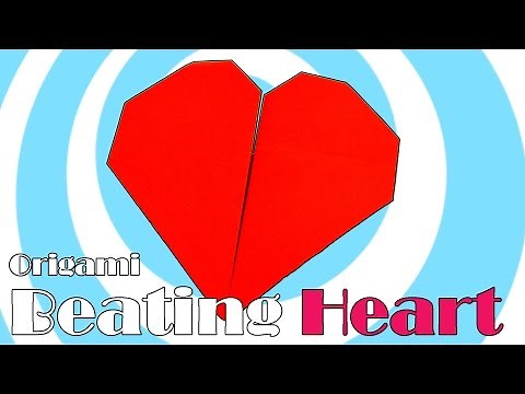 DIY: Paper Origami Beating Heart ❤️ Video Tutorial