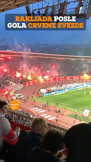 Ozbiljno se zakuvalo na tribinama stadiona “Rajko Mitić”! 🔥 🎥 Sportal . . . #fkcrvenazvezda #fkpartizan #superligasrbije #vecitiderbi | Sportal.rs