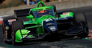 VeeKay leads increasingly hot warm-up at Laguna Seca | RACER