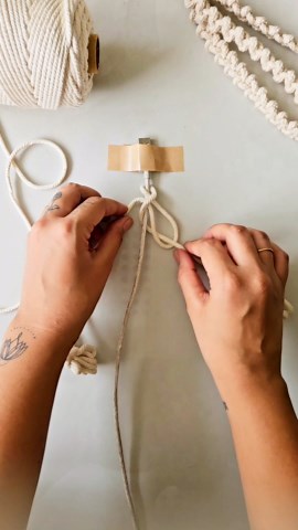 Create Stylish Macramé Curtain Tiebacks with Simple Knots