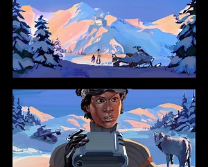 Creating the concept art and color key