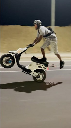 Stunting the 70cc Yamaha Zumas