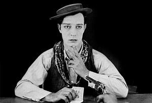Smile! We've got more Buster tonight at the Quad. Buster Keaton stars as Friendless, the would-be cowboy, in 1925 Western spoof GO WEST. Screens with THE FROZEN NORTH at 3pm & 7pm. 🎟️: bit.ly/DamfinosQuad. | Quad Cinema