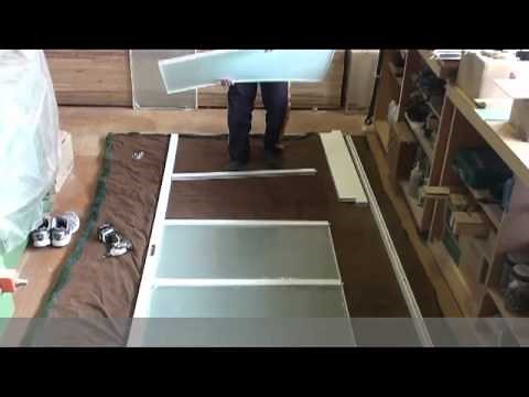 DIYパネルドア組立方法