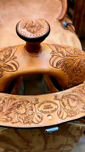 The beauty in every hand-tooled detail. 😍 #HandmadeSaddles #HandmadeInTexas #SaddleMaker | Double J Saddlery
