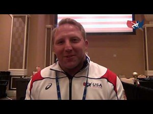US coach Brandon Slay on day 6 World Championship draws