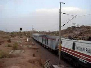 12001 Bhopal Shatabdi in Datia Hills.