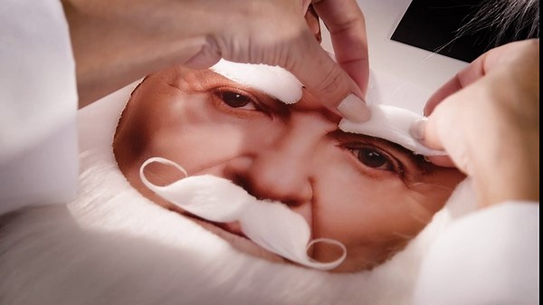 Mustaches Self Adhesive Fake Mustache, Novelty, Walrus False Facial Hair for Adults, Costume Accessory for Halloween, Black Lustrous Color