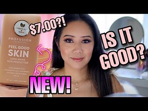 NEW! PROFUSION FEEL GOOD SKIN FOUNDATION REVIEW & WEAR TEST (IS IT GOOD?)