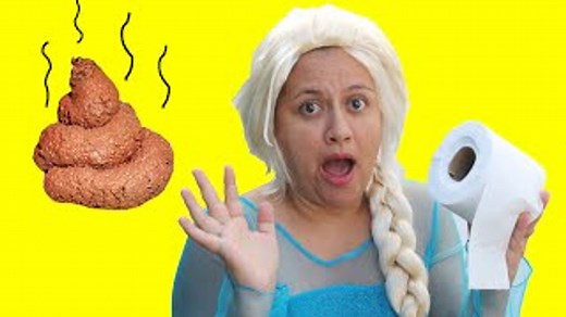 FROZEN ELSA POO AND FART PRANK - FUN SUPERHEROES MOVIE IN REAL LIFE IRL Superheroes Webs F