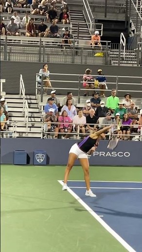 Madison Keys Slow Motion Tennis Serve