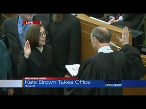 Kate Brown sworn in as Governor of Oregon