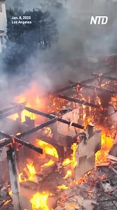 345K views · 2.5K reactions | Drone video footage taken over the Pacific Palisades neighborhood of Los Angeles on Wednesday shows where the Palisades Fire has left a trail of destruction. | NTD News | Facebook