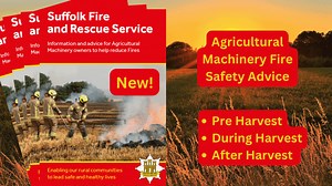 With the harvest now in full swing, Suffolk Fire and Rescue Service has prepared a leaflet offering simple guidance and advice to farm workers and operators 🚜 Agricultural machinery and vehicles can be vulnerable to fire during harvest due to the nature of the work and the long operating hours 🔥 The risk can be heightened when ambient temperatures become excessive 📈 The leaflet, compiled through working with the agricultural community and vehicle manufacturers, provides awareness and support 