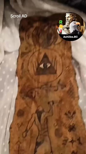 Eine geheimnisvolle Schriftrolle, gezeichnet auf Python-Schlangenhaut V.Chr#scroll #solomon #foryoupage #bookclub #old ♥️ | Ancient Mysteries