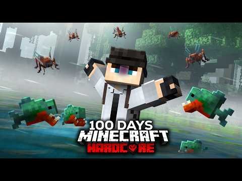 Surviving 100 Days in the Amazon in Realistic Hardcore Minecraft