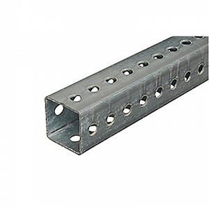 [Hot Item] Traffic Sign Post Perforated and Telescoping Square Tube with Galvanized Surface