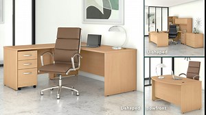 Bush Business Furniture Studio C Locking Lateral File Cabinet in White