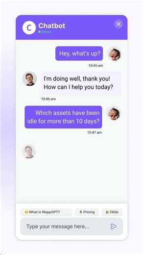 Identify Idle Assets Instantly with PRONTO AI Chatbot #ProntoAI #AssetTracking #AI