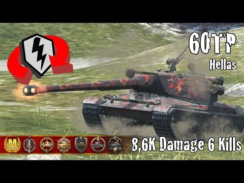 60TP Lewandowskiego | 8,6K Damage 6 Kills | WoT Blitz Replays