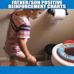 What did you find was the hardest part about potty training? For us, it was motivation. Both for our little guy, and us parents too. That’s where positive reinforcement sticker charts worked well. Since we were making one for our little boy, we figured why not make one for dad as well? Thanks to Pull-Ups® for the kid’s chart, and to mom for Dad’s chart! Both baby boy and dad are living #BigKidGoals. | Life of Dad