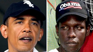 Obama visits Britain (George Obama, that is)