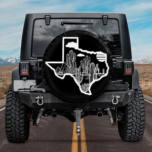 Spare Tire Cover With Texas State Outline, Spare Tire Cover for Jeep, for Bronco, Backup Camera Hole, Car Accessories for Women - Etsy