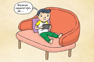 Mengenal Nomophobia, Tidak Bisa Jauh dari Ponsel - Bobo