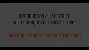 🔥Fabrication d’un couteau intégral en deux soirées🔥 Les Forges de Montréal vous proposent une expérience inoubliable dans le monde fascinant de la forge en fabriquant votre propre couteau intégral. Cette formation est axée sur le plaisir, le travail d'équipe et la découverte du travail du métal. Description de l'objet🔪 Le couteau intégral est un classique de la forge au design minimaliste : lame monobloc et manche en boucle, facile à réaliser. Pré-requis : Aucun. Cette formation est ouvert à 
