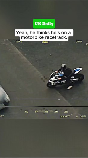 Police Chase: Motorbike Pursuit in the UK