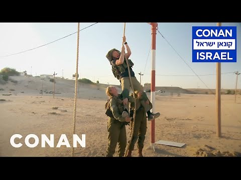 Conan Trains With The Women Of The Israel Defense Forces | CONAN on TBS