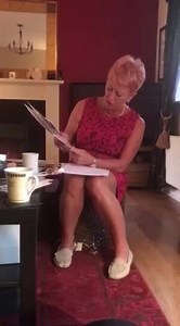 Woman Pranked with Fake Butterfly in Card