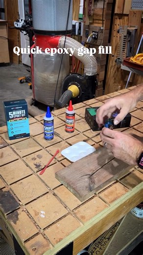 Five minute epoxy for the fancy win! This stuff is great for filling gaps that are too deep for a CA glue fill, and it is sandable in just a few minutes so a nice bonus! Starbond has pigments now too which can give you piece a nice pop. . . . Credit: @hansonmadewoodworking 🛒 https://rb.gy/71b5b5 and https://urli.info/1dV-X #repost #dıy #woodworking #epoxy #epoxyresin #epoxyart #epoxyrepair #woodworkingcommunity #diyprojects #resinart #woodrestoration #craftingtools #workshoplife #quickfix | Sta