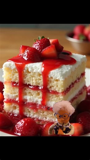 I say it's time for some strawberry  shortcake! Strawberry...