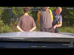 Nissan Maxima From Tennessee SPUN Into Wall by Arkansas State Police PIT Maneuver