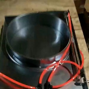 Pneumatic Blast Gate with Flared End and 24v Solenoid for Spiral Duct