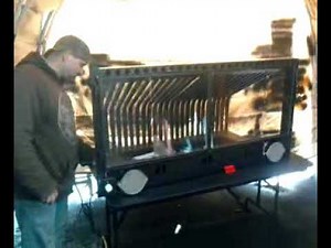 CFI Custom Fitted Insert, Fireplace Grate Heater Wood Furnace Heatilator Blower(2)