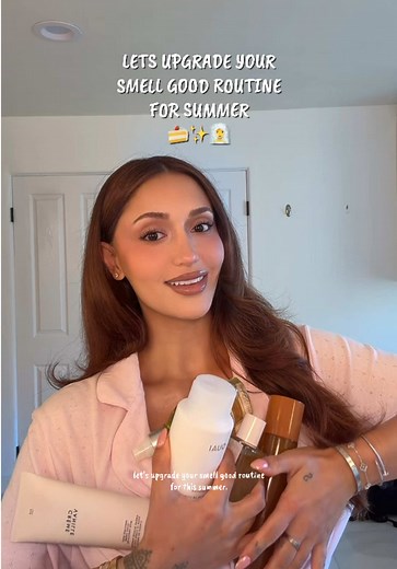 smell good routine for summer: gourmand fragrance & body care