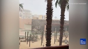 73K views · 649 reactions | Heavy winds and rain in Cabo | The Weather Channel | Facebook