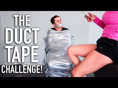 GIRLFRIEND DUCT TAPES BOYFRIEND TO CHAIR!! (CHALLENGE)