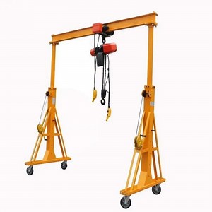 [Hot Item] Simple Installation of Movable Hand-Push Gantry Small Gantry Crane for Light Gantry Warehouse Workshop