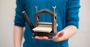 Designer Creates 3D-Printed Press That Allows Anyone to Print Art From Home