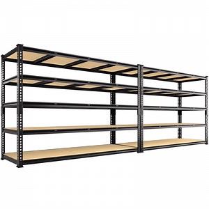 Prilinex Garage Shelving Unit 60"W x 24"D x 72"H Heavy Duty Storage Shelves 5 Tier Metal Shelf Rack 3000LBS for Pantry Industrial Shelf, 2 Pack