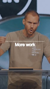 2.5K views · 38 reactions | What is the recipe for endless disappointment and discontentment? Listen to the sermon by visiting mcleanbible.org/sermons. | McLean Bible Church | Facebook