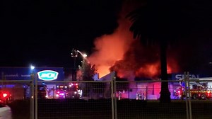 Sign Lab fire at Alberton