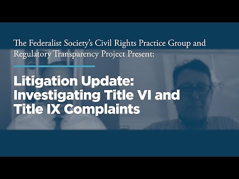 Litigation Update: Investigating Title VI and Title IX Complaints