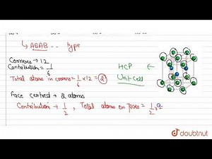 The number of atoms present in a hexagonal close-packed unit cell is: